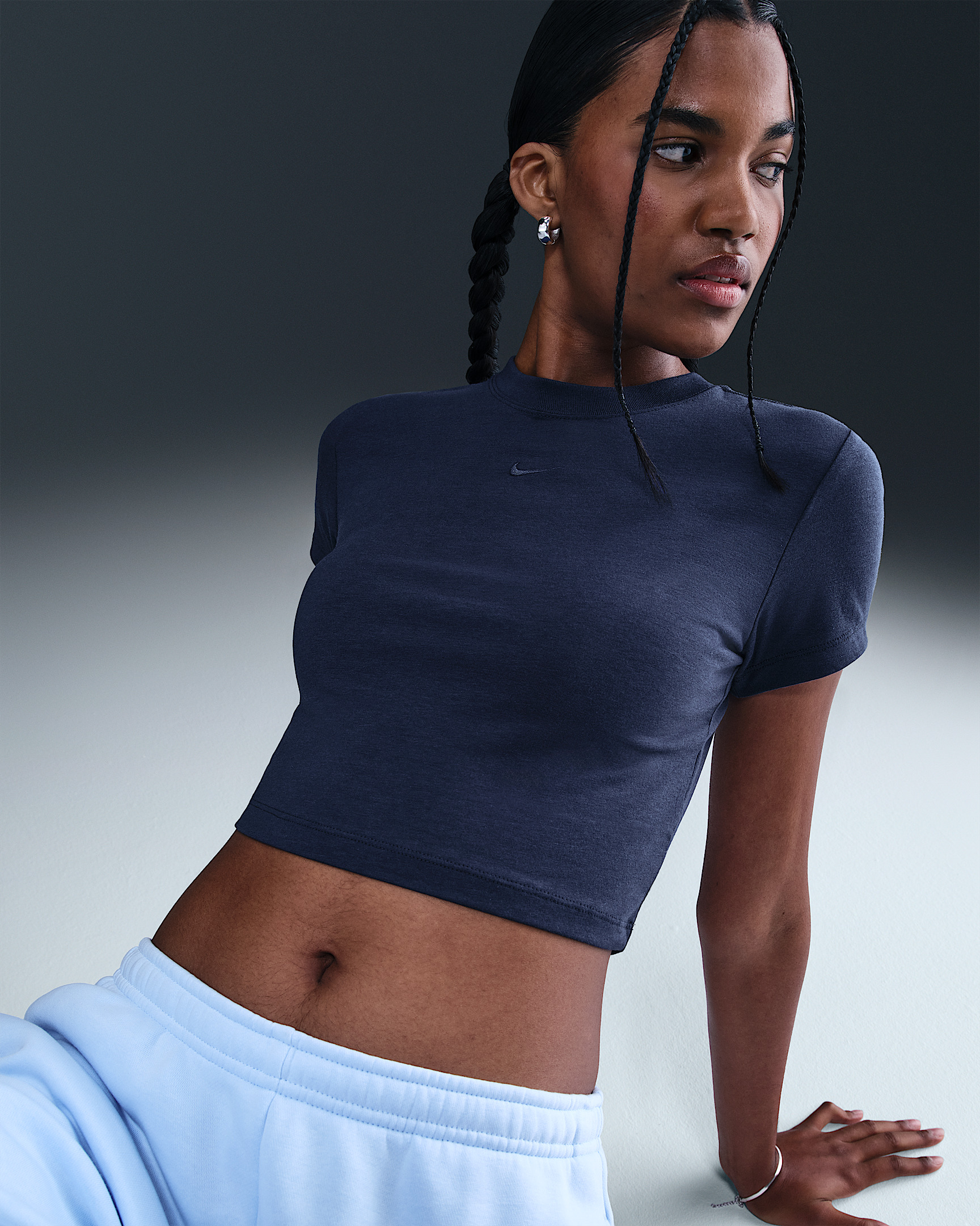 Nike Sportswear Chill Knit Women's Cropped T-Shirt - 3