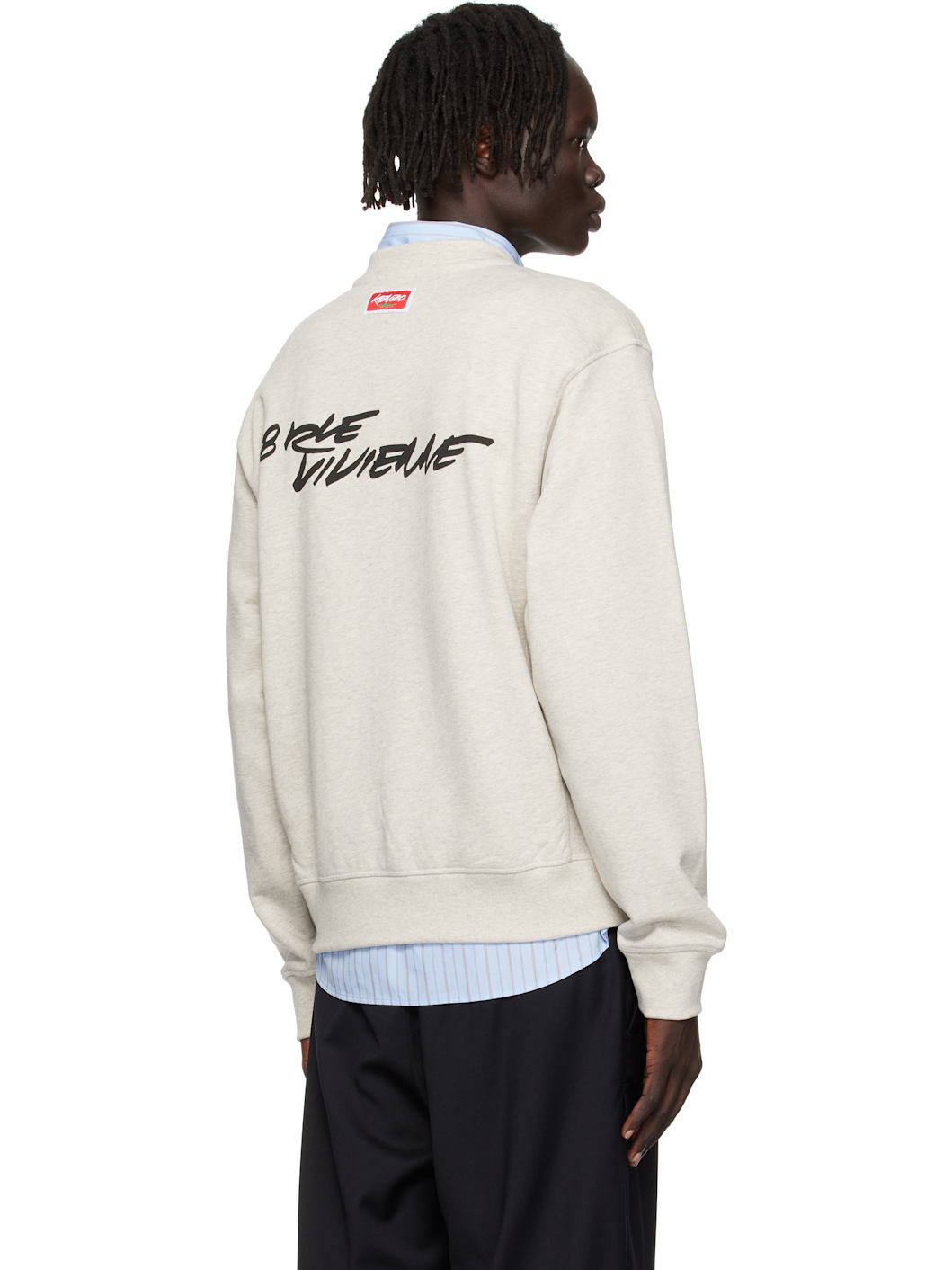 Gray Kenzo Paris Futura 2000 Edition Cotton Sweatshirt - 3