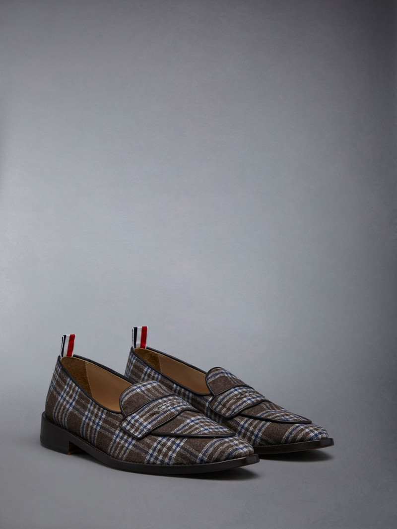 Thom Browne Prince of Wales Flannel Varisty Penny Loager outlook