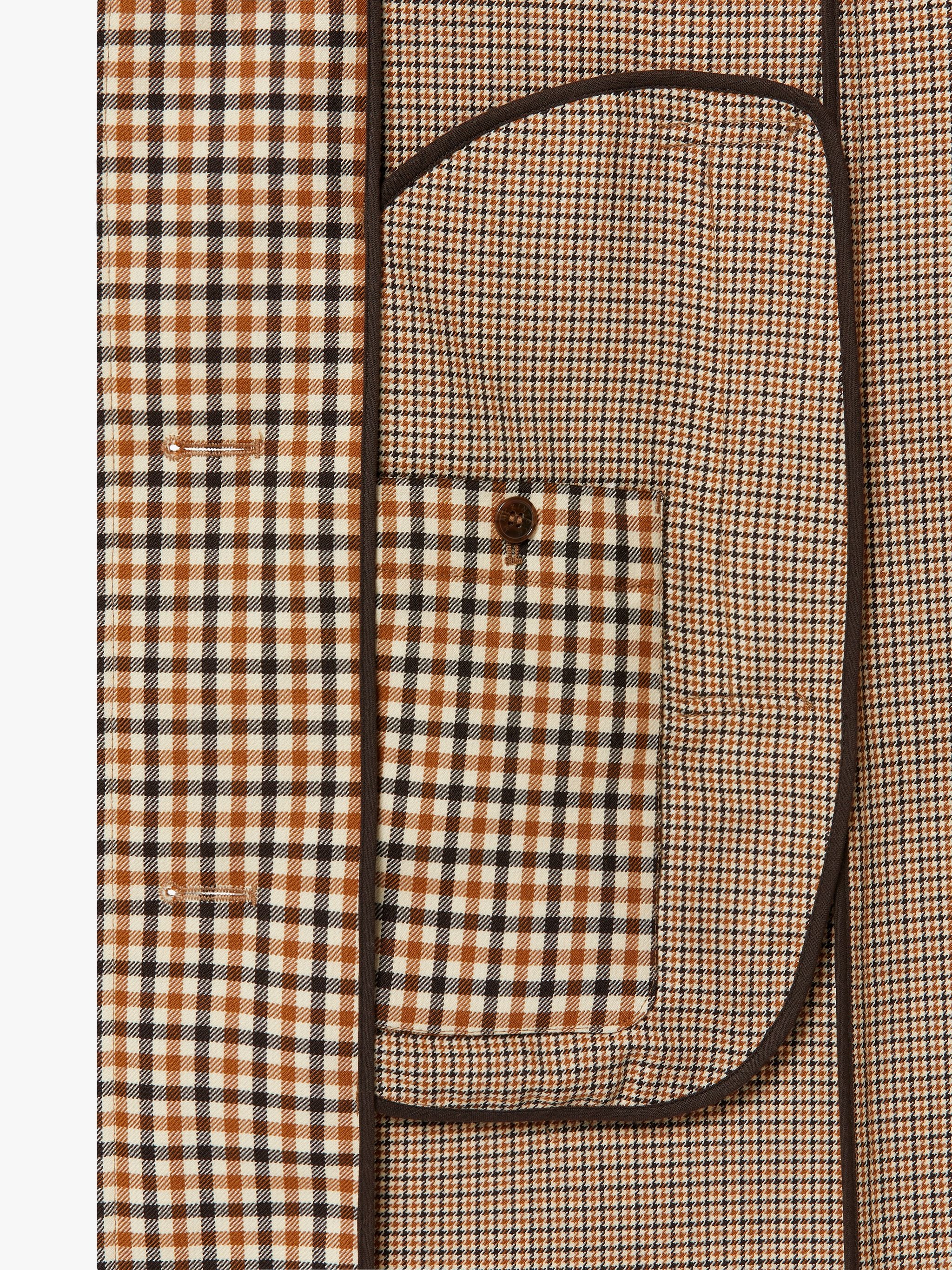 FAIRLIE BROWN SHEPARD CHECK WOOL OVERCOAT | LMC-008 - 6