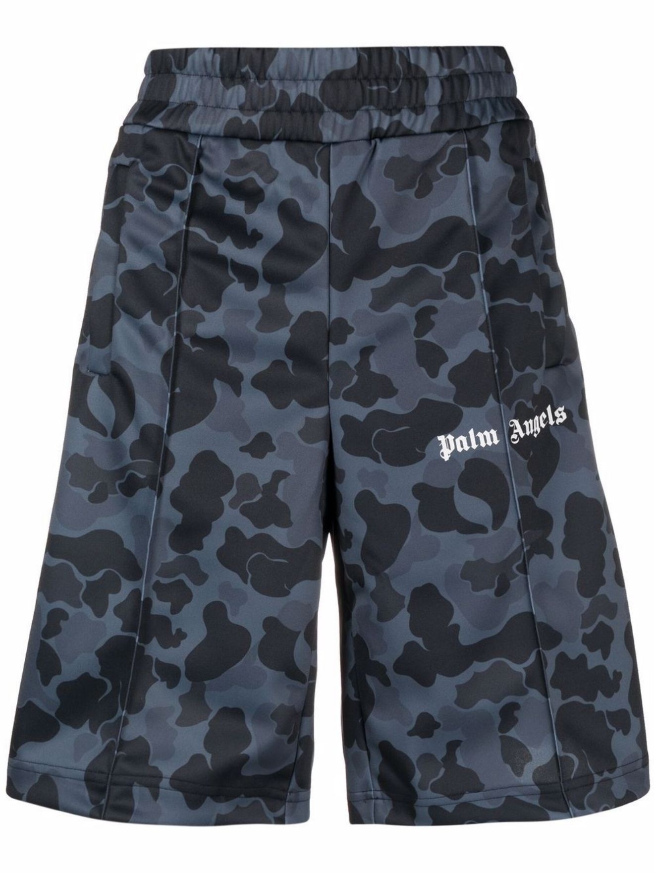 Night camouflage print track shorts - 1