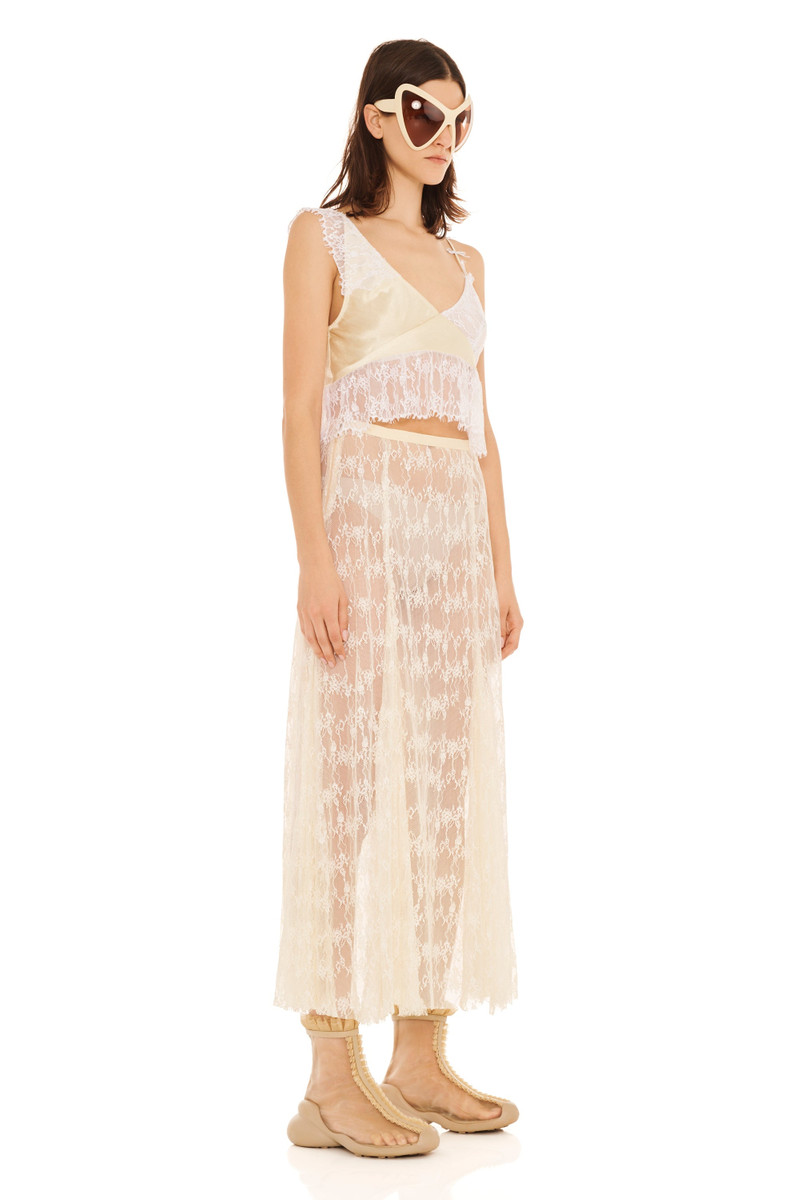 Collina Strada BUTTER YELLOW PAMELA SKIRT outlook