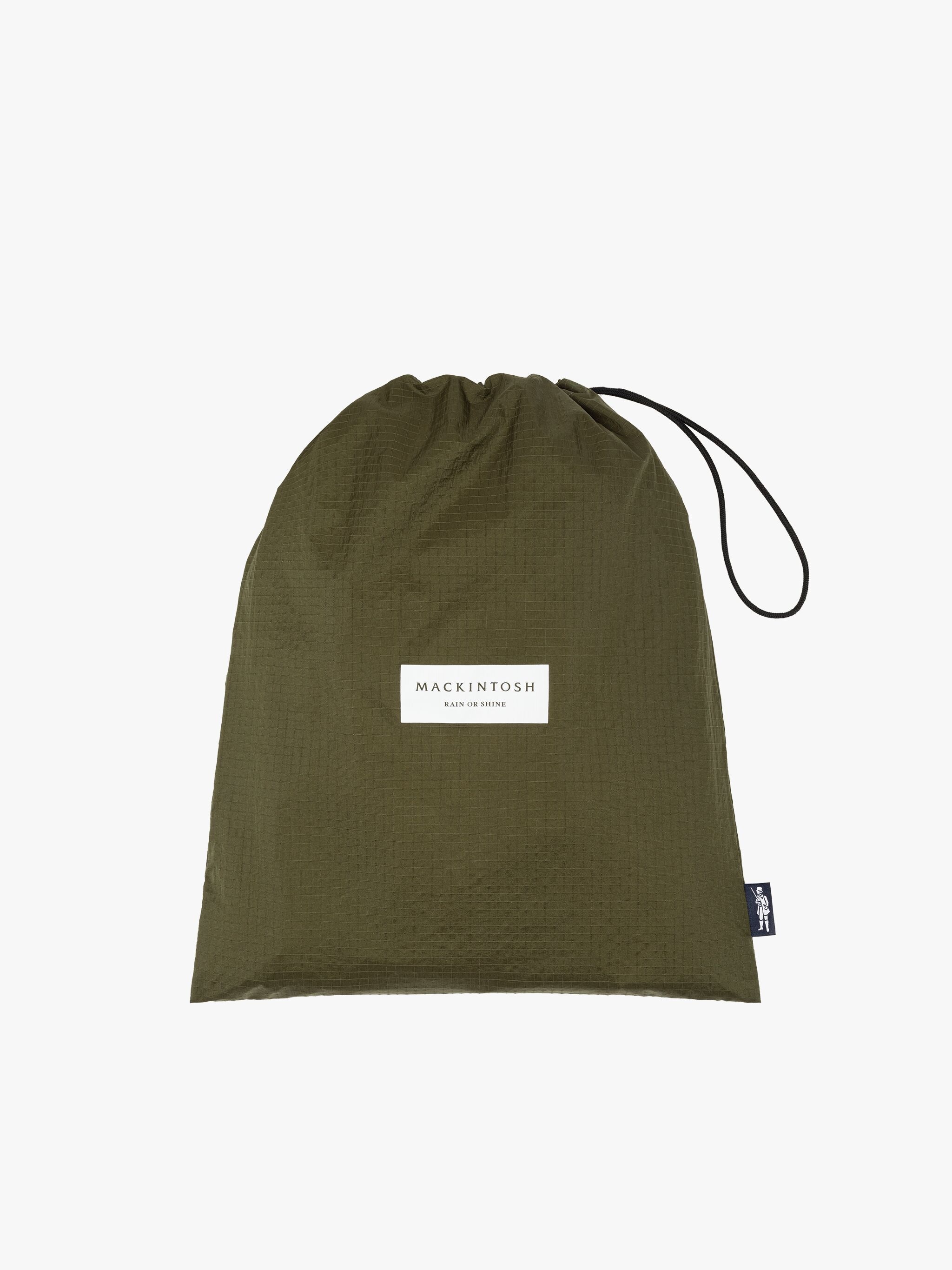SOHO KHAKI NYLON PACKABLE RAINCOAT - 7
