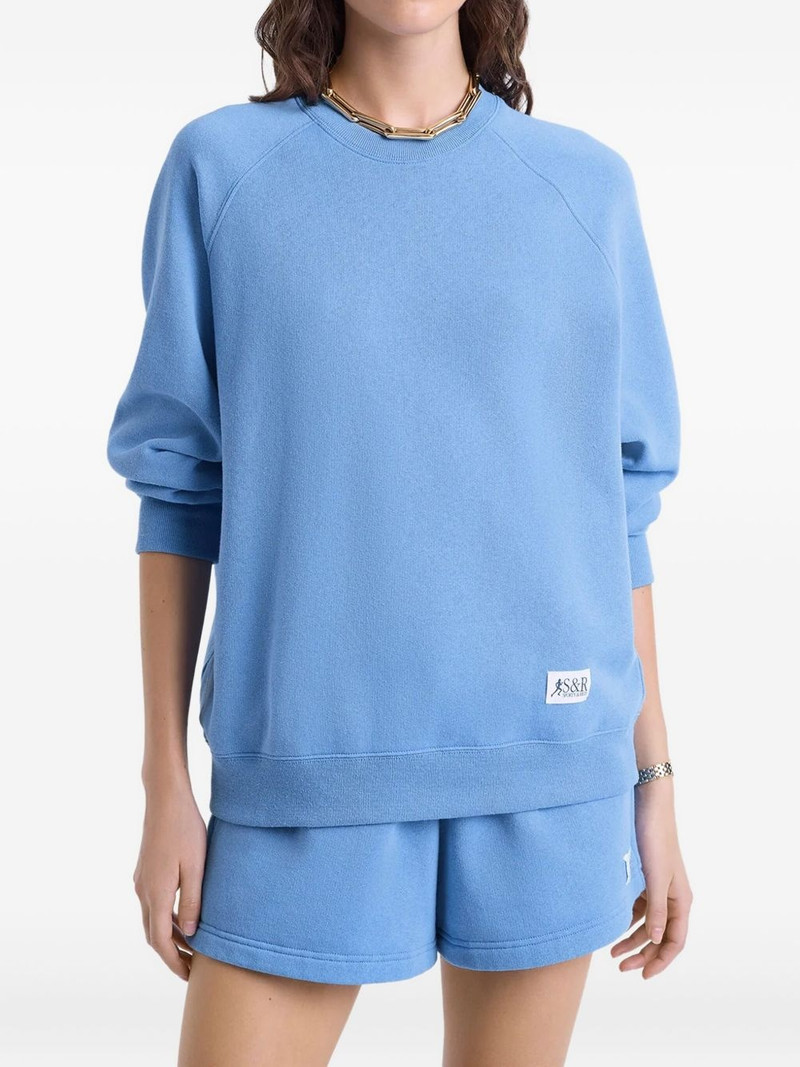 Sporty & Rich Juniper raglan-sleeve sweatshirt outlook