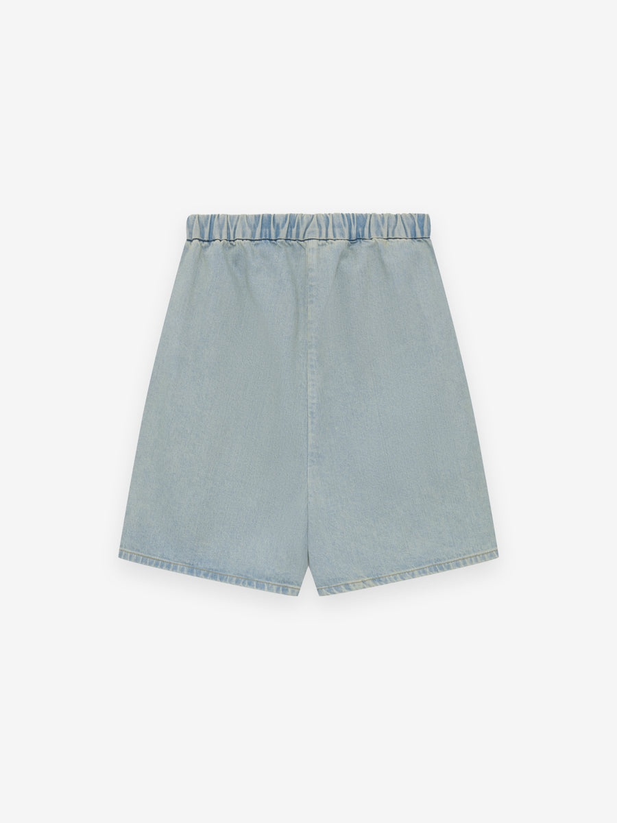 Denim Striped Relaxed Short - 2