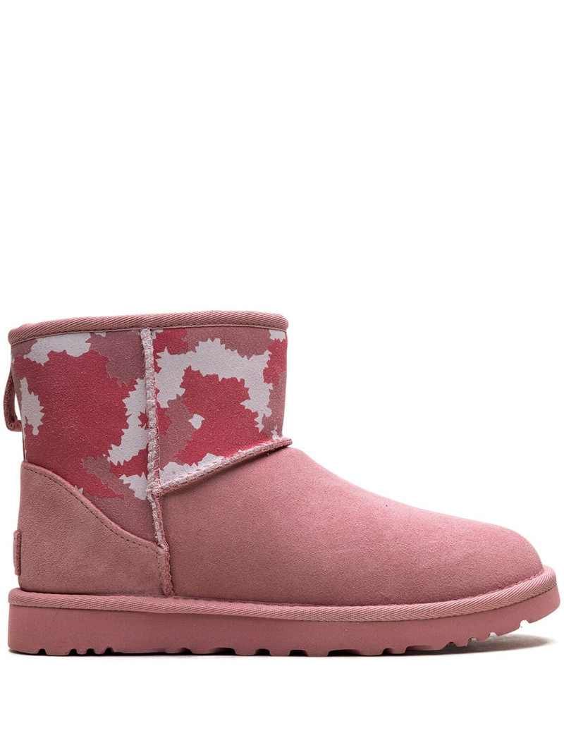 Classic Mini "Pink/Jagged Camo" ankle boots 1