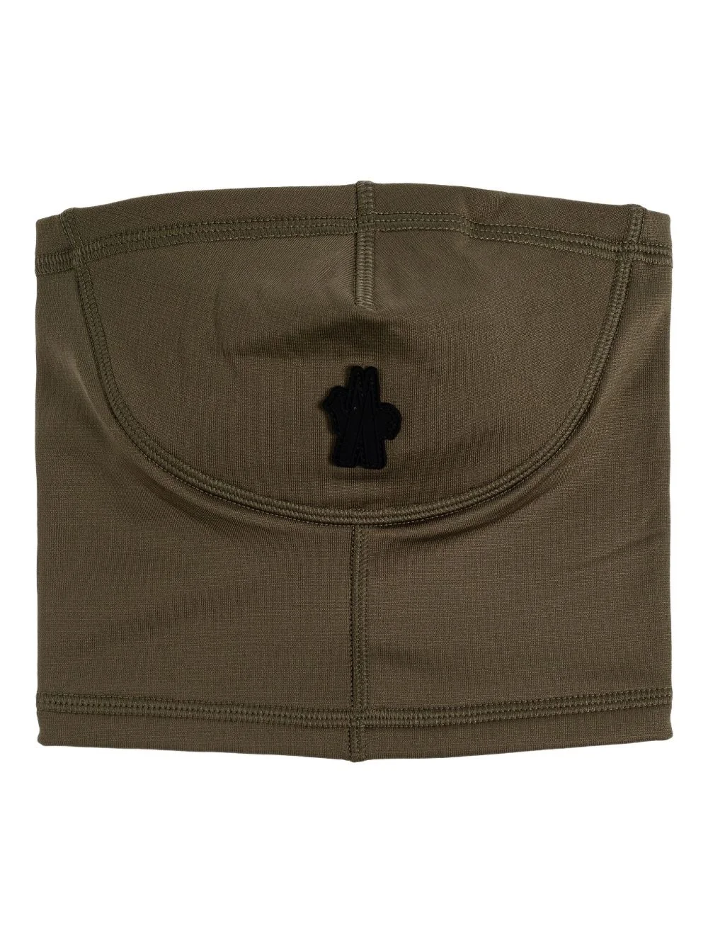 logo-appliqué scarf - 1