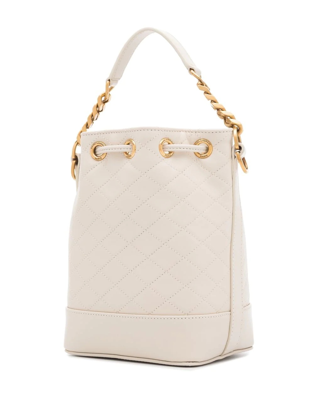 Emmanuelle matelassé quilted leather bucket bag - 3