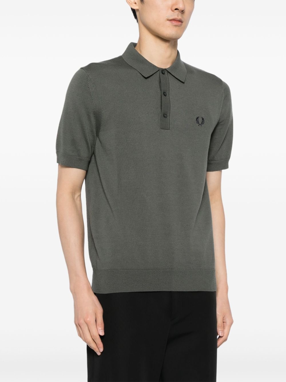 classic knitted polo - 3