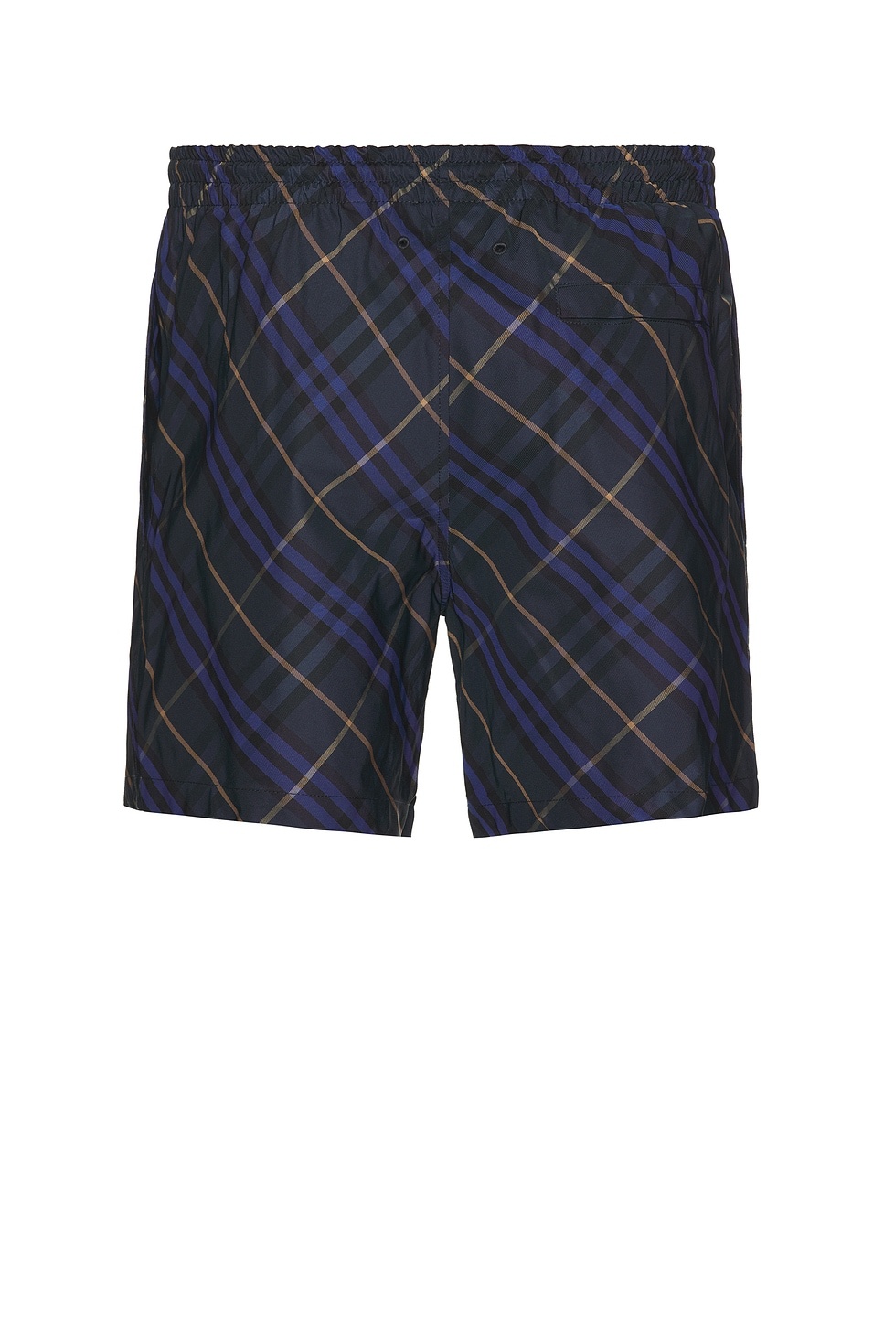 Printed Check Swim Short - 2