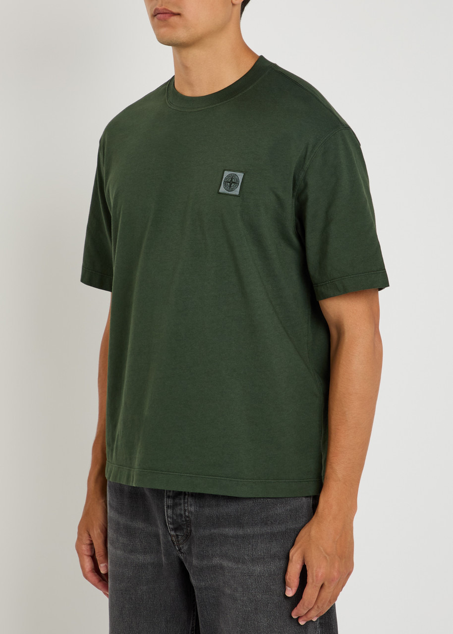 Stone Island Logo Cotton T-shirt - 2