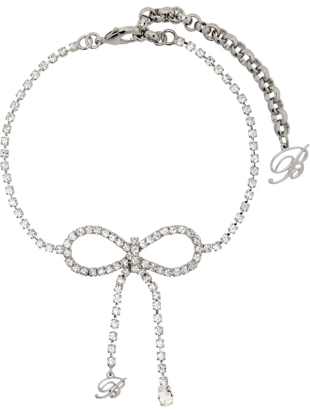 Silver Bow Choker - 1