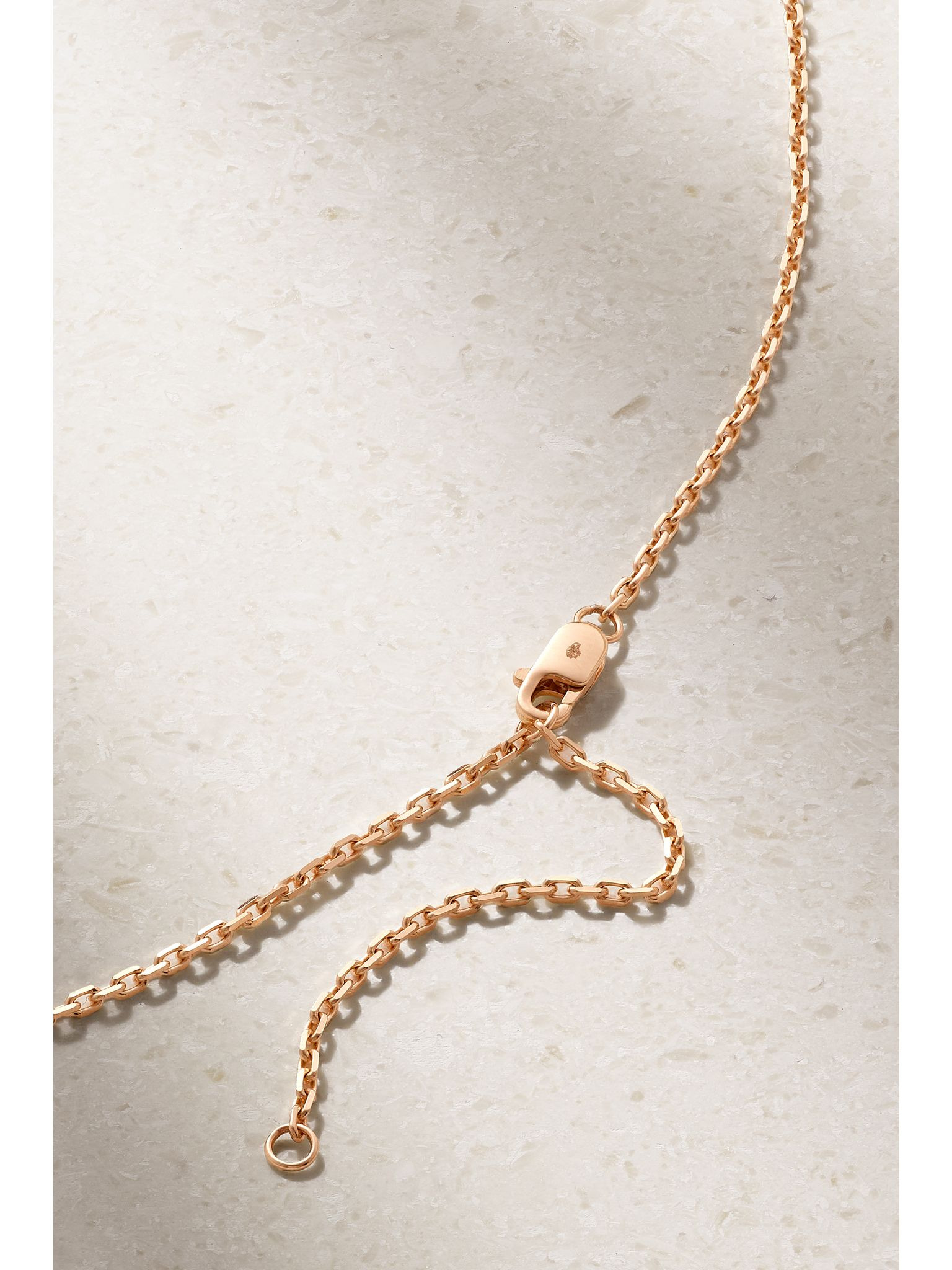 Antifer Heart 18-karat rose gold necklace Gold - 3