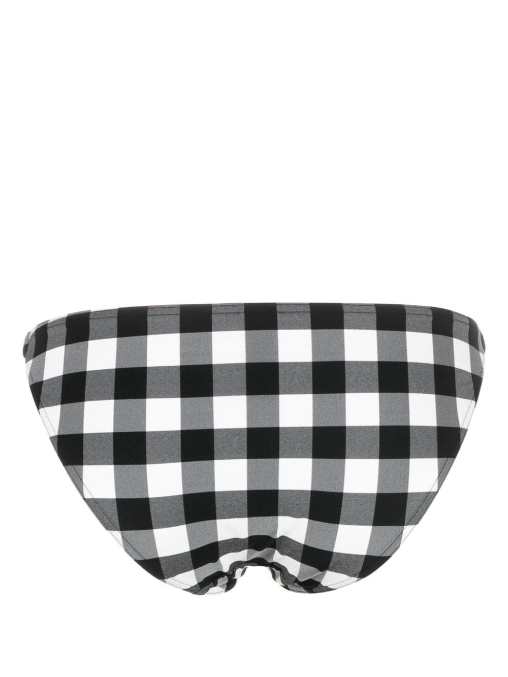 Abstrait gingham-check bikini bottoms - 2