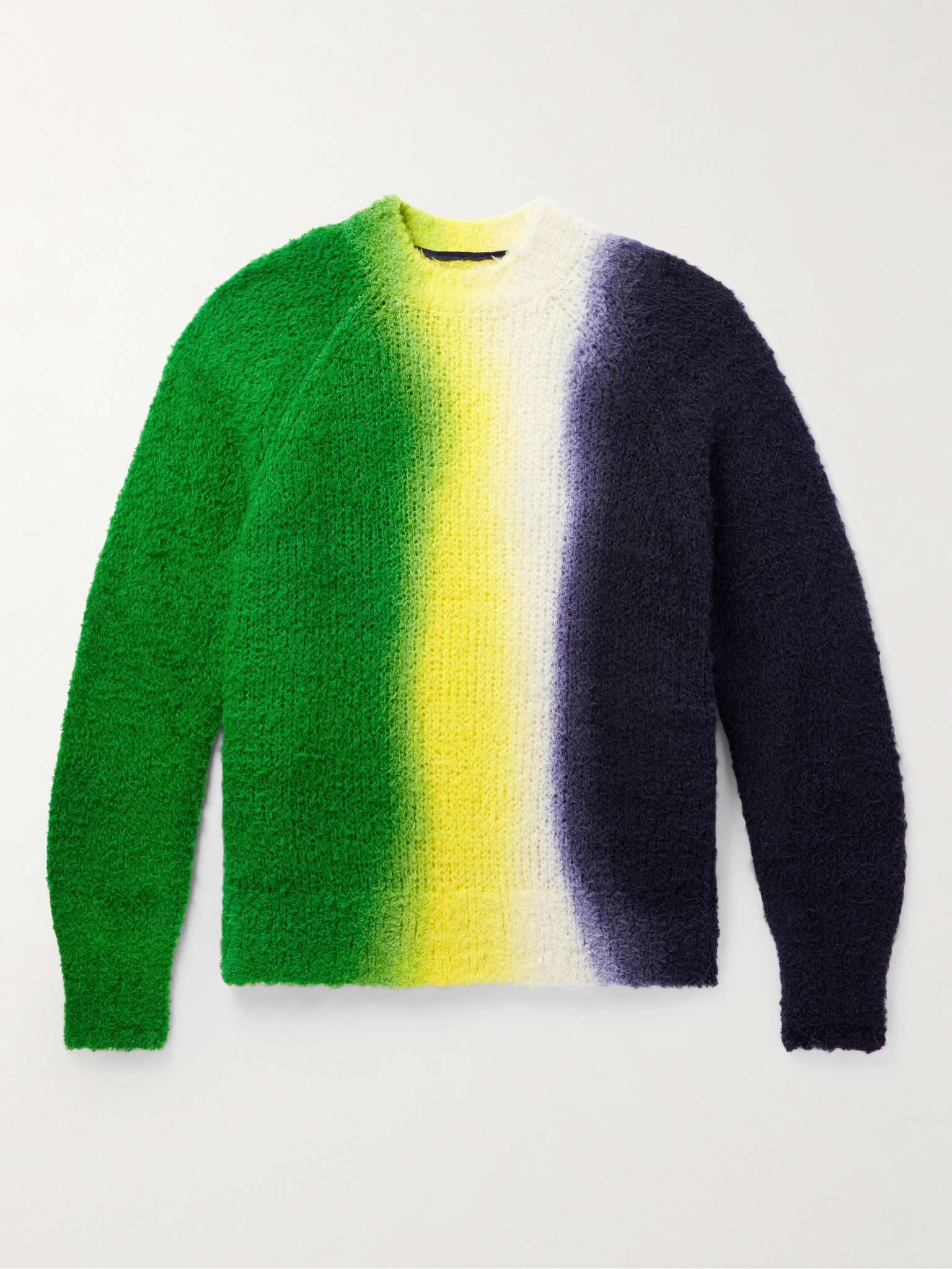 Tie-Dyed Wool-Blend Sweater - 1
