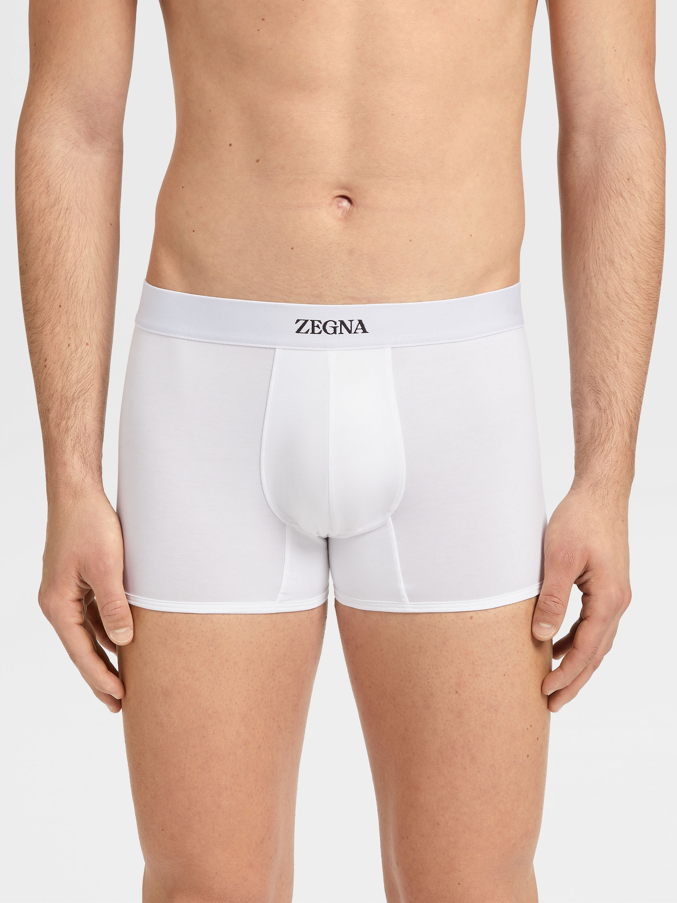 WHITE COTTON TRUNKS - 2