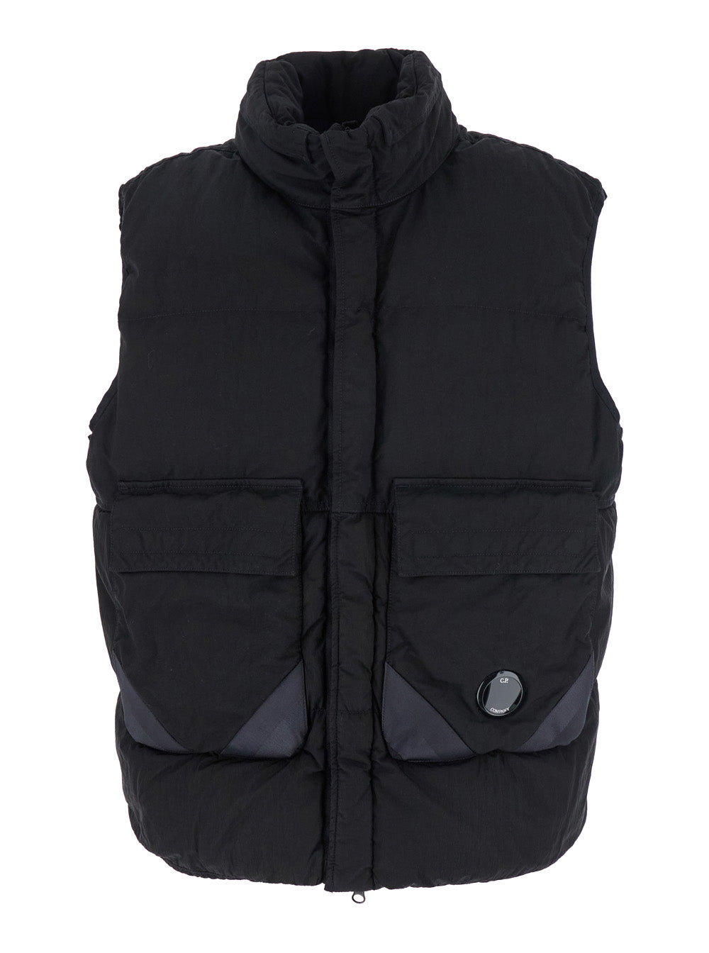 C.P. Company Men Vest In Eco Chrome-E Mixed - 1