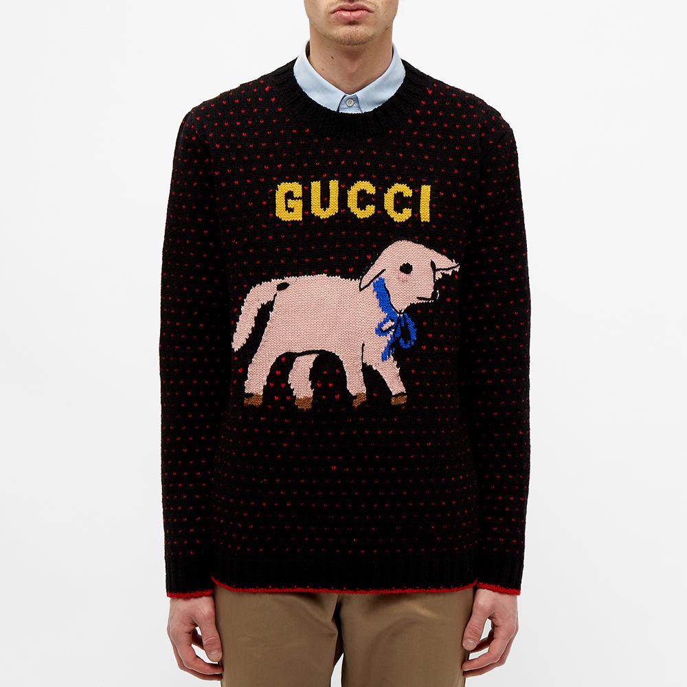 Gucci Lamb Knitted Crew Knit - 6