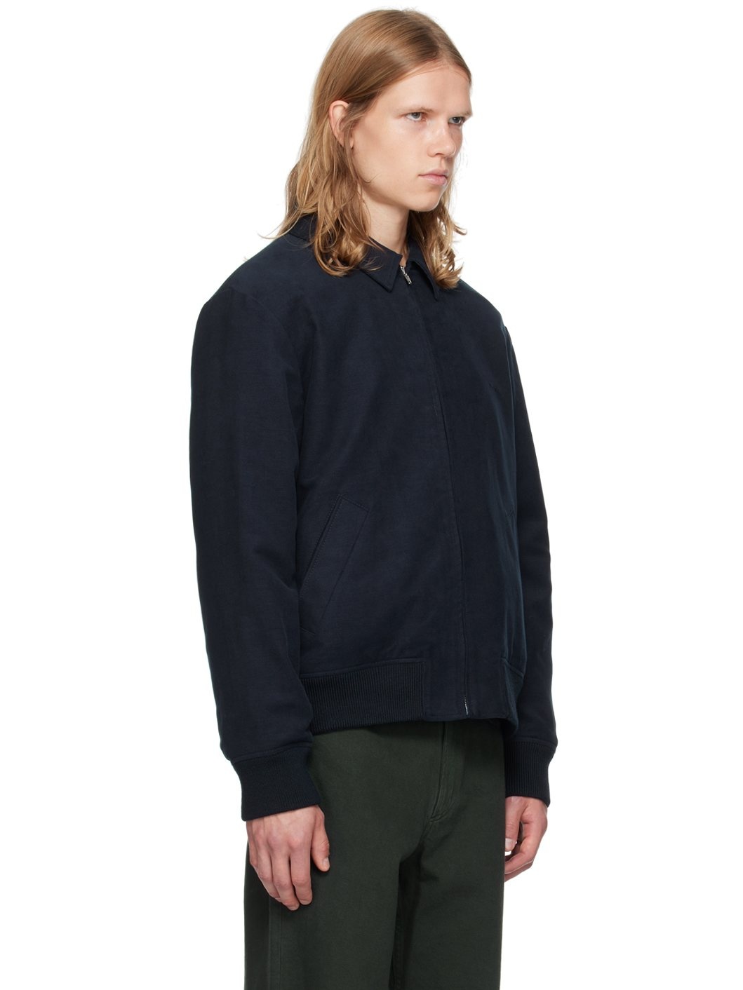 Navy Gilles Bomber Jacket - 2