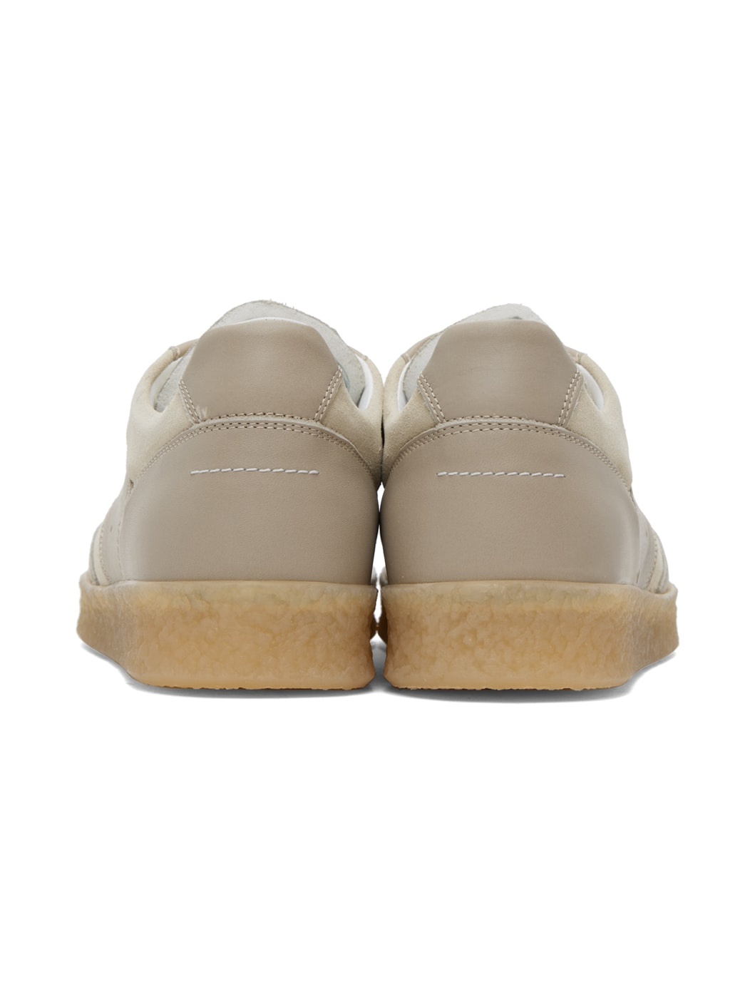 Beige Court Sneakers - 2