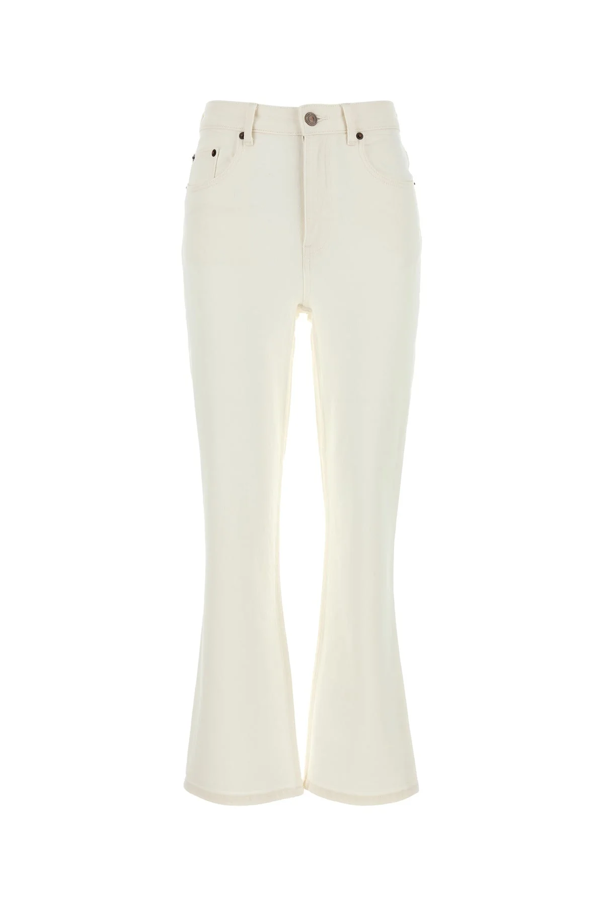 White stretch denim jeans - 1
