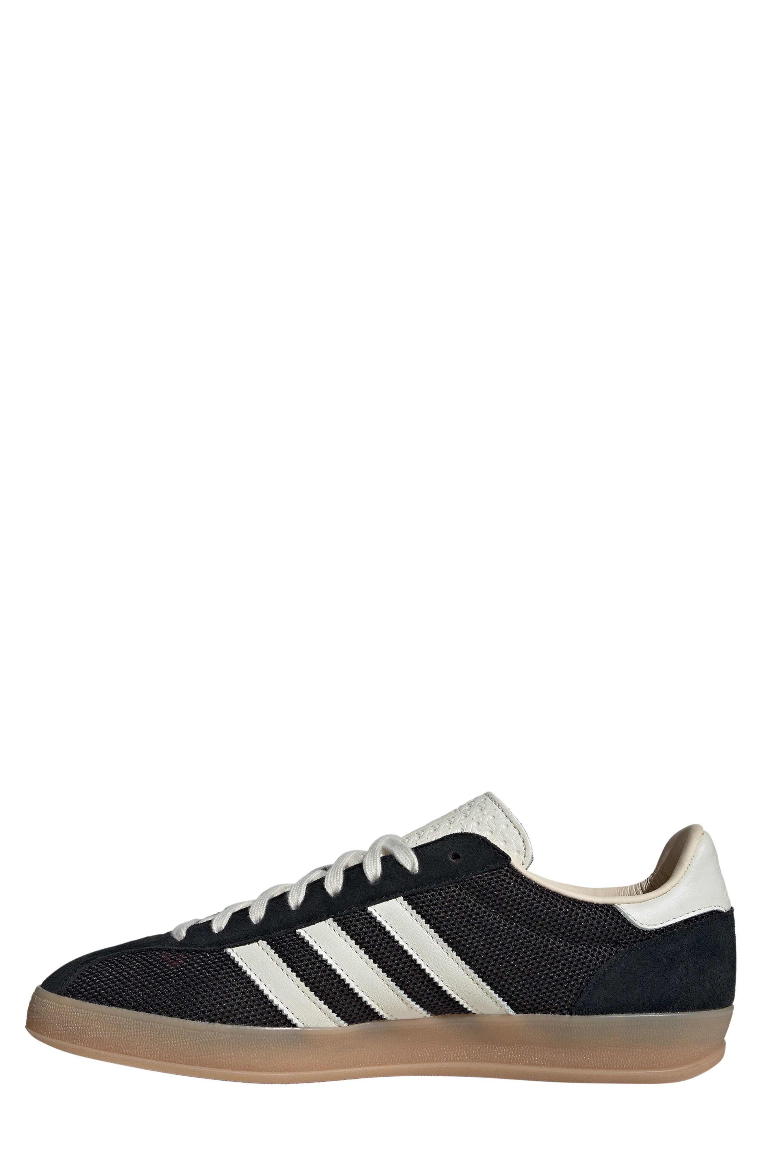 adidas Gender Inclusive Gazelle Indoor Pro Sneaker in Black/off White/warm Sandstone at Nordstrom - 6