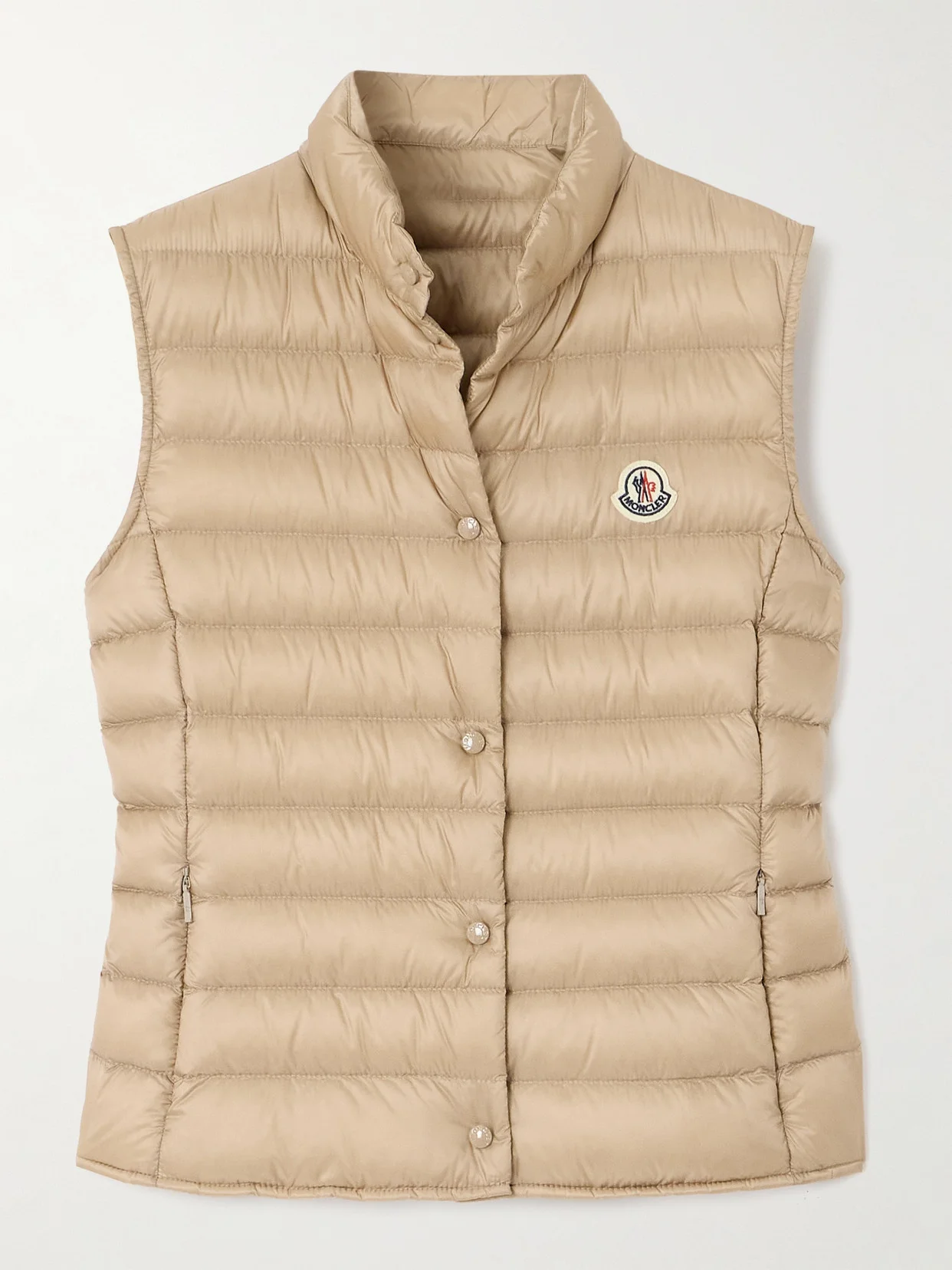 Liane Quilted Appliquéd Shell Down Vest - 1