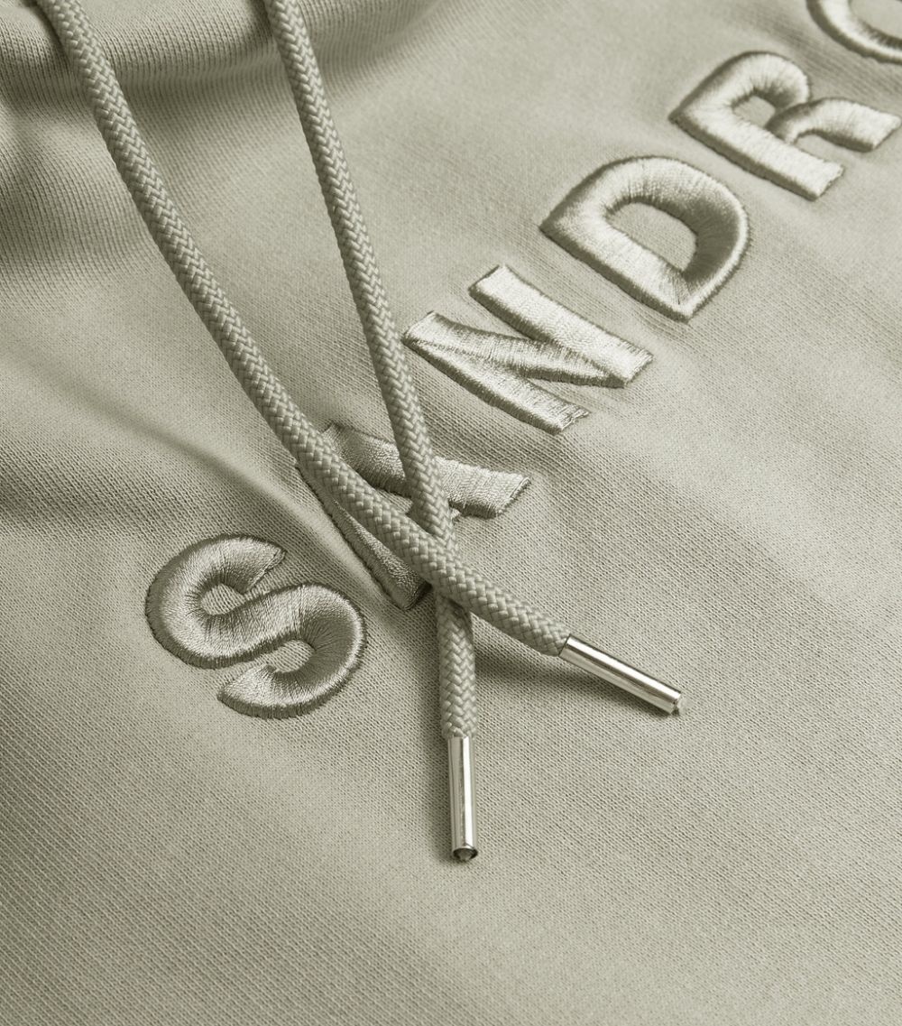 Logo Embroidered Hoodie - 5