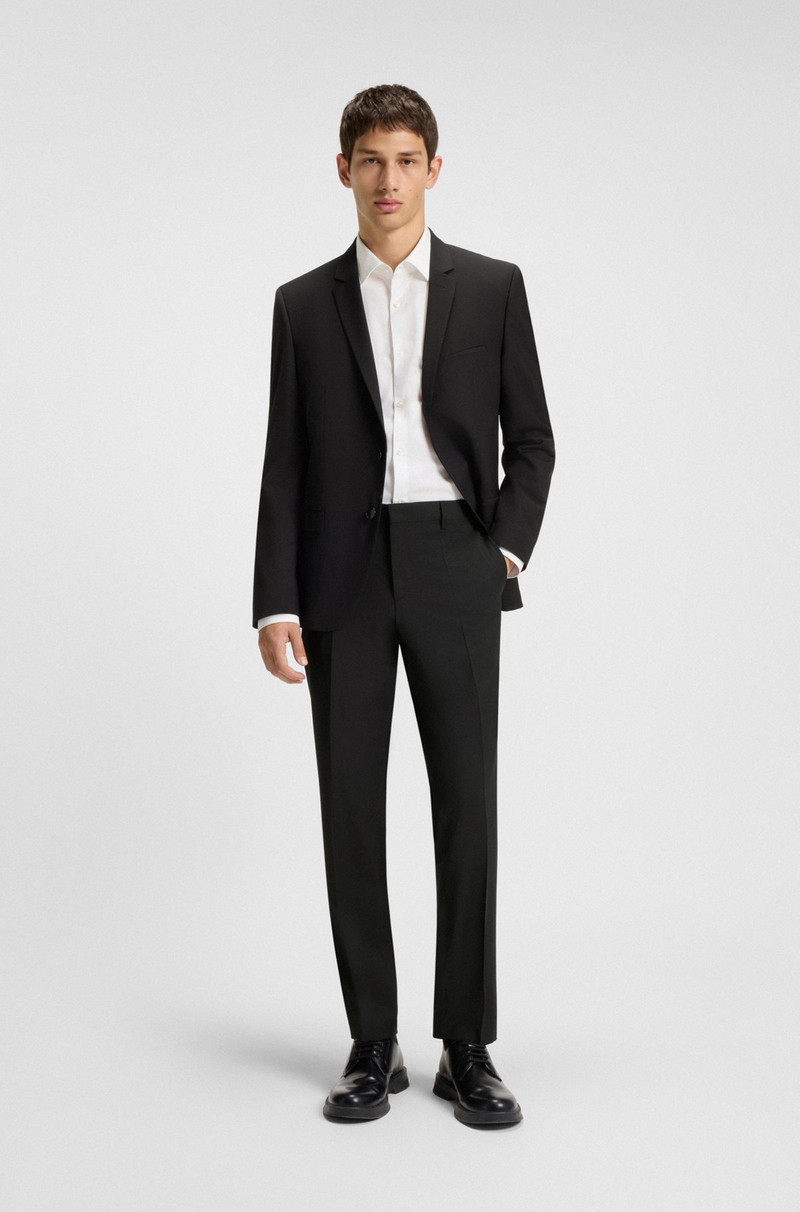 HUGO SLIM-FIT TROUSERS IN PERFORMANCE-STRETCH WOOL outlook