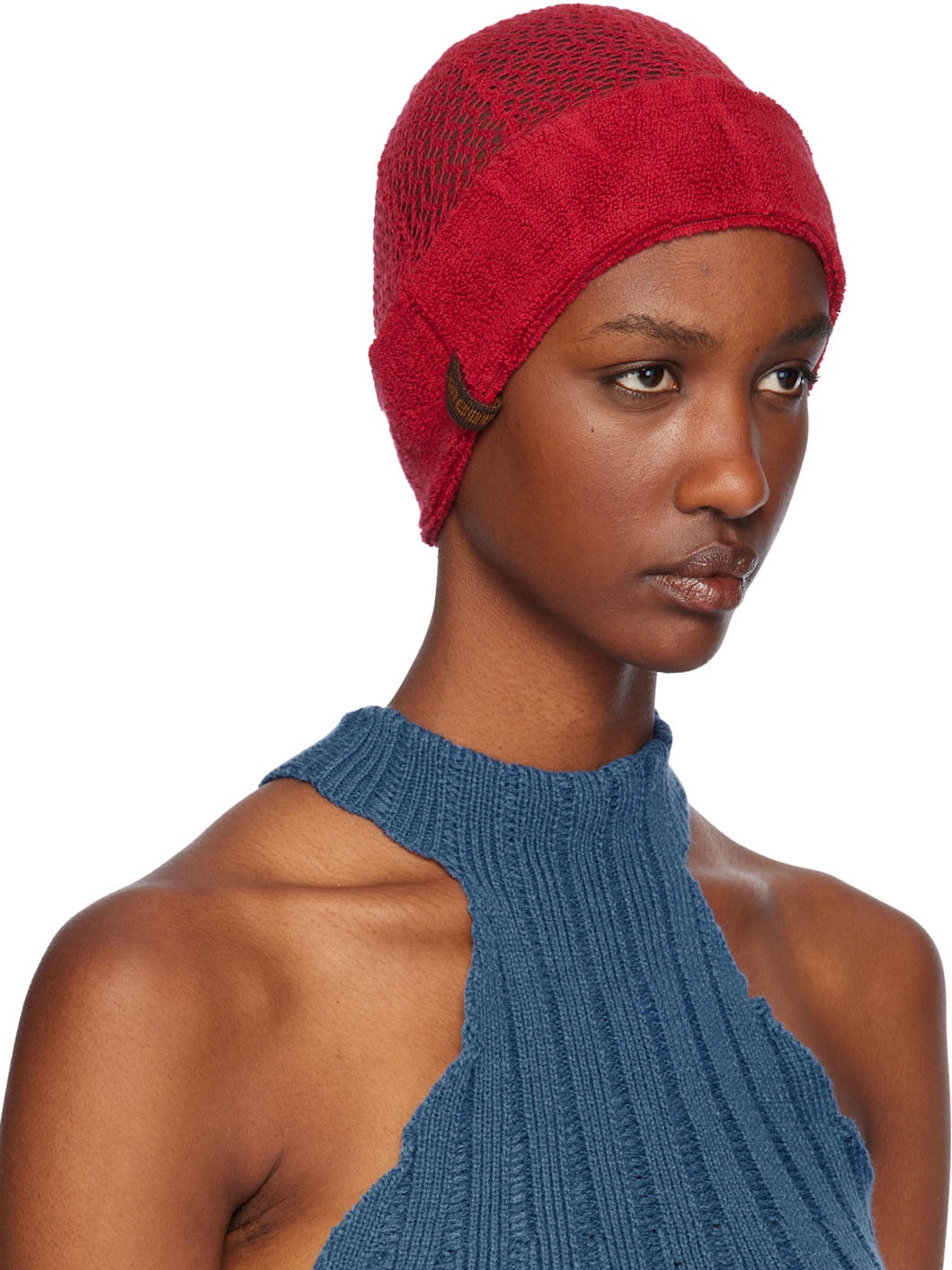 Red Silvia Beanie - 2