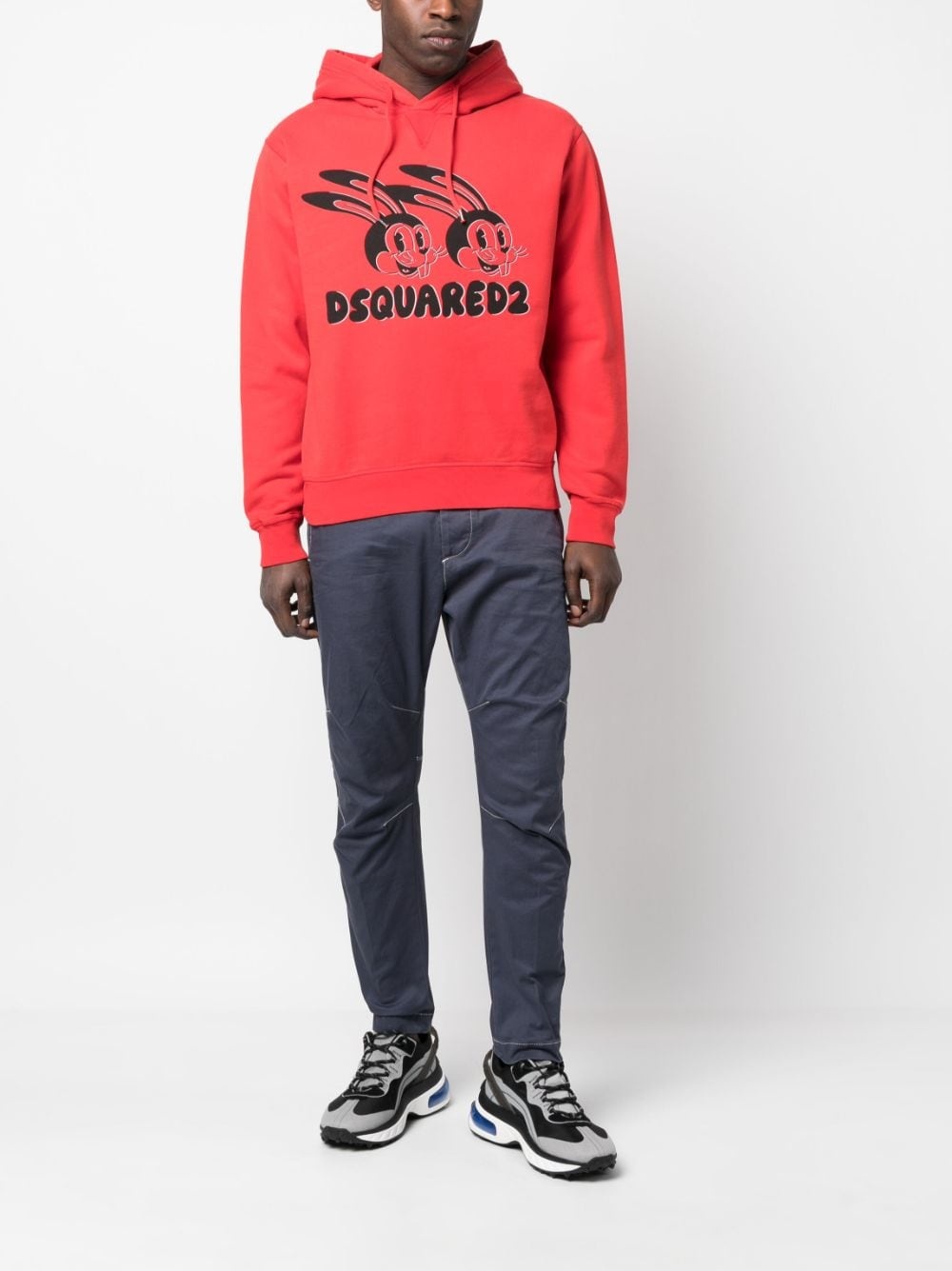 パーカー・フーディ Dsquared2 Multicolour Graphic-Print Cotton Hoodie DSQUARED2 graphic-print cotton hoodie | REVERSIBLE