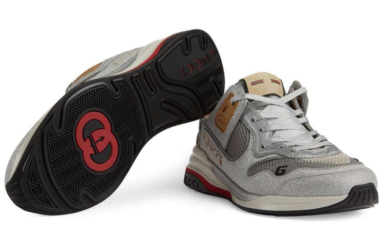 (WMNS) Gucci Ultrapace 'Silver Red' 602228-HW910-8161 - 5