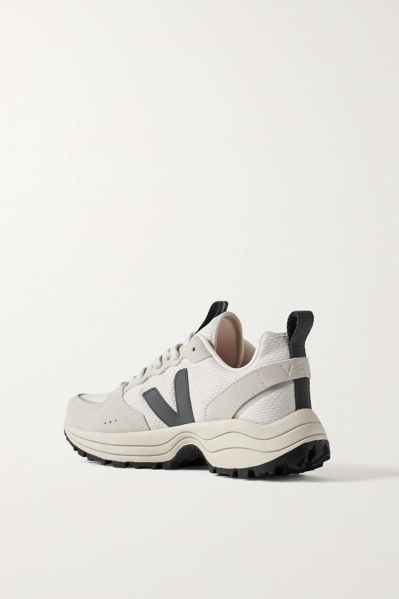 Venturi suede and leather-trimmed Alveomesh sneakers - 3