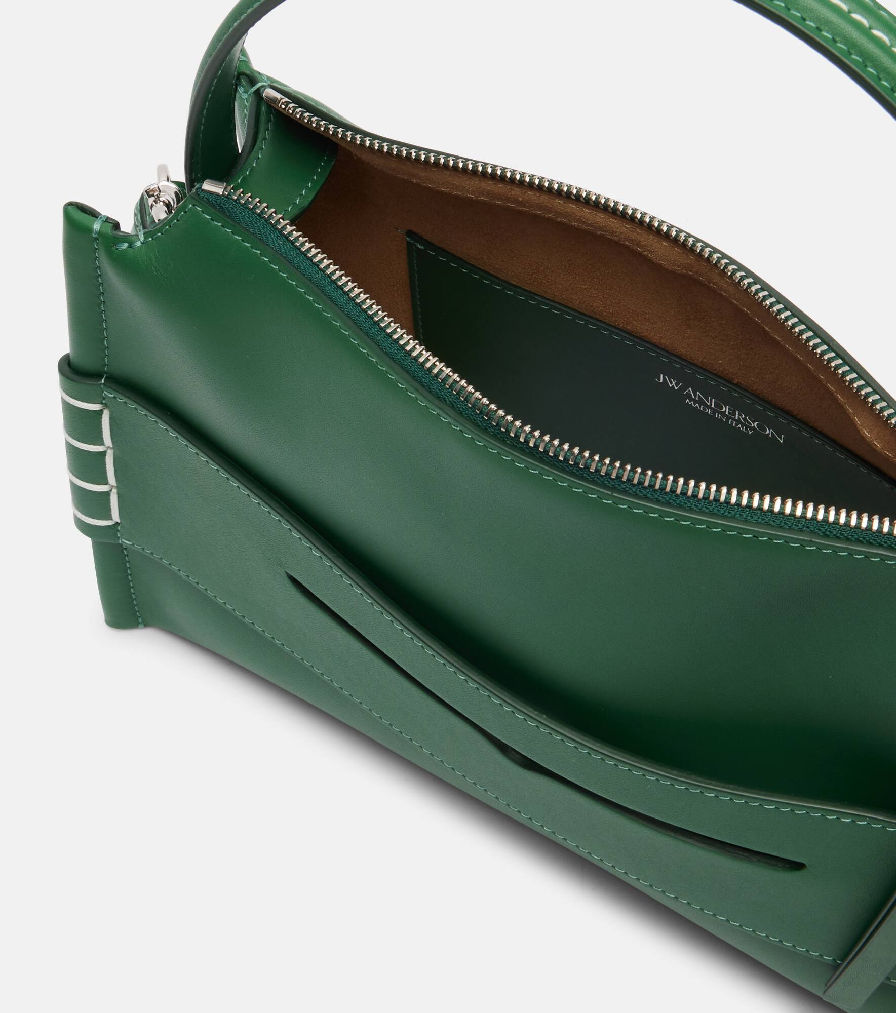 Loafer leather shoulder bag - 3