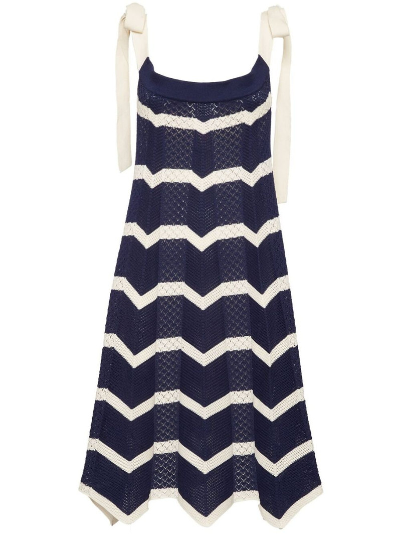 Chevron knitted dress 1
