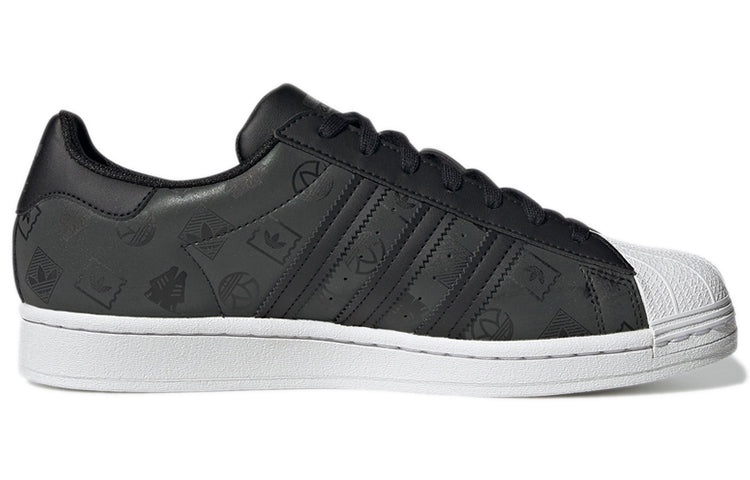 adidas Originals Superstar Shoes 'Black Green Monogram' GX8412 - 2