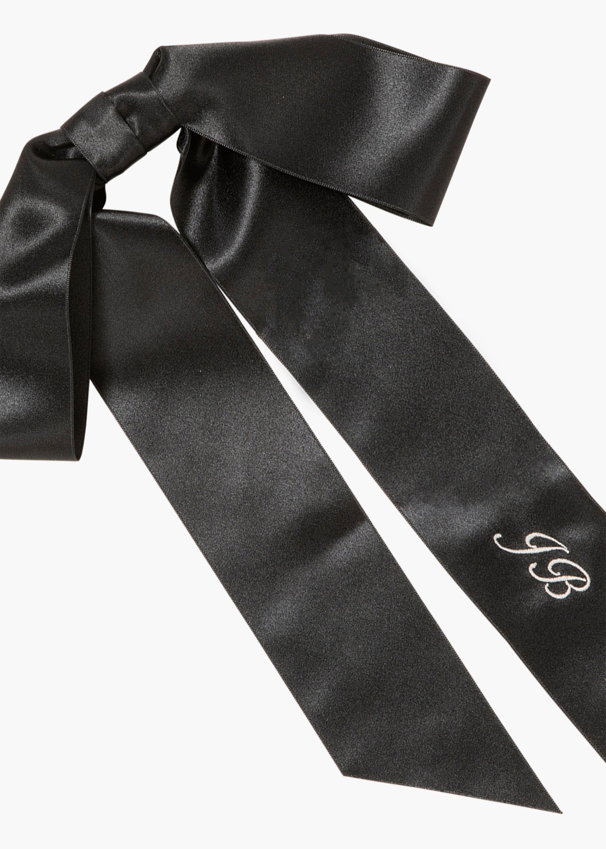 Monogram Adley Satin Bow Barrette - 4