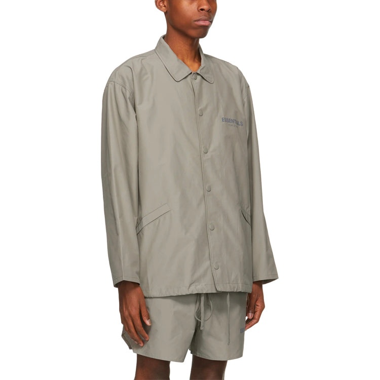 Fear of God Essentials FW21 Souvenir Jacket 'Taupe' FOG-FW21-082 - 5