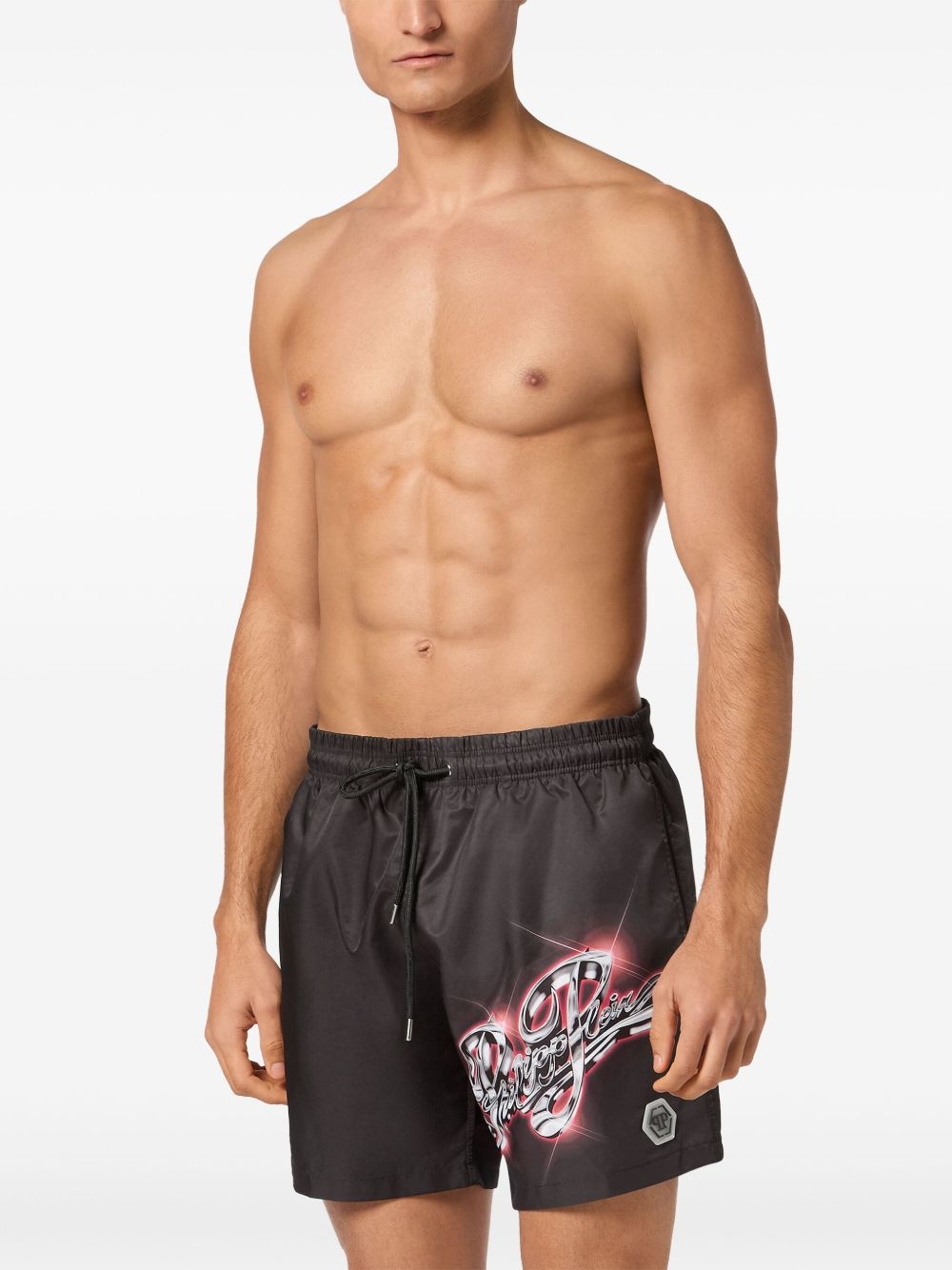 printed swim shorts - 2