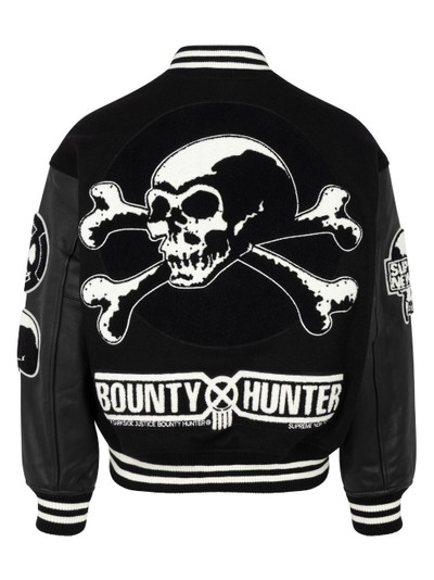 Supreme Bounty Hunter "Black" varsity jacket outlook