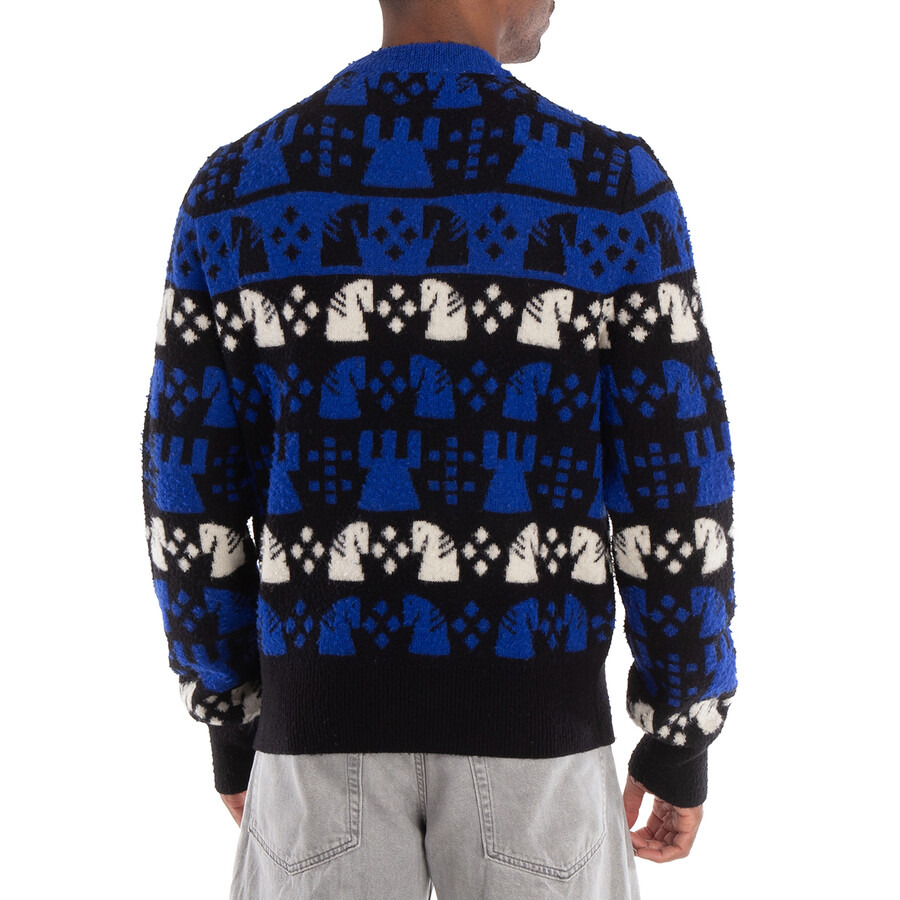 Burberry Chess Intarsia Wool-Blend Jumper - 3