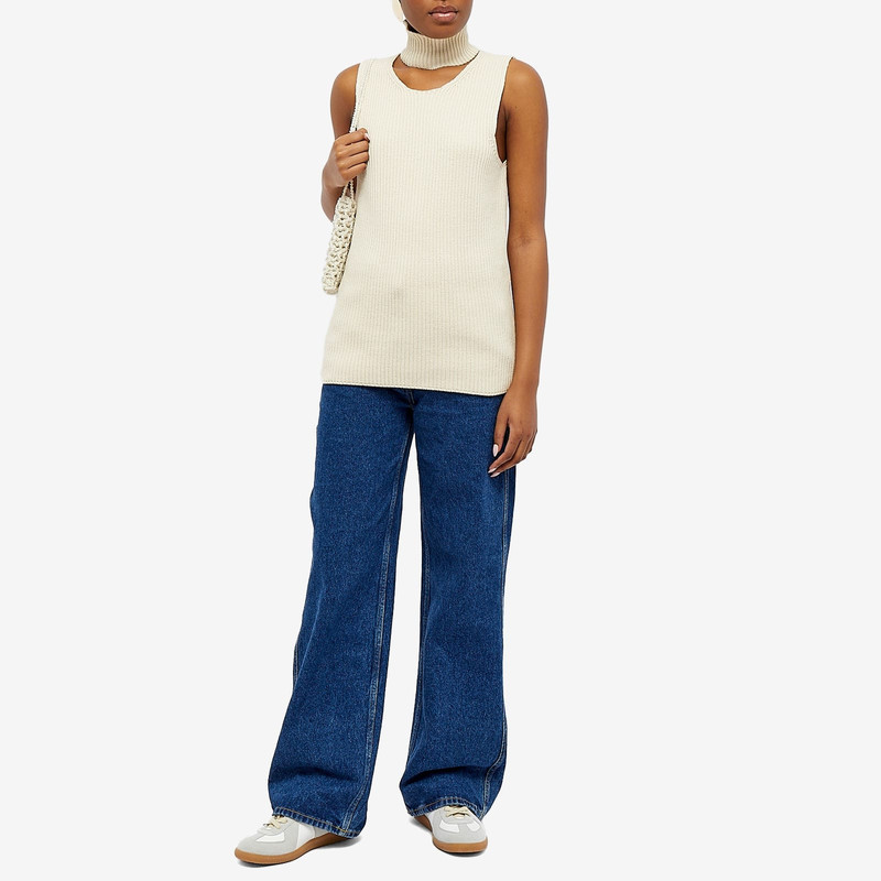 Jil Sander Jil Sander Knitted Top with Cut Out Neck outlook