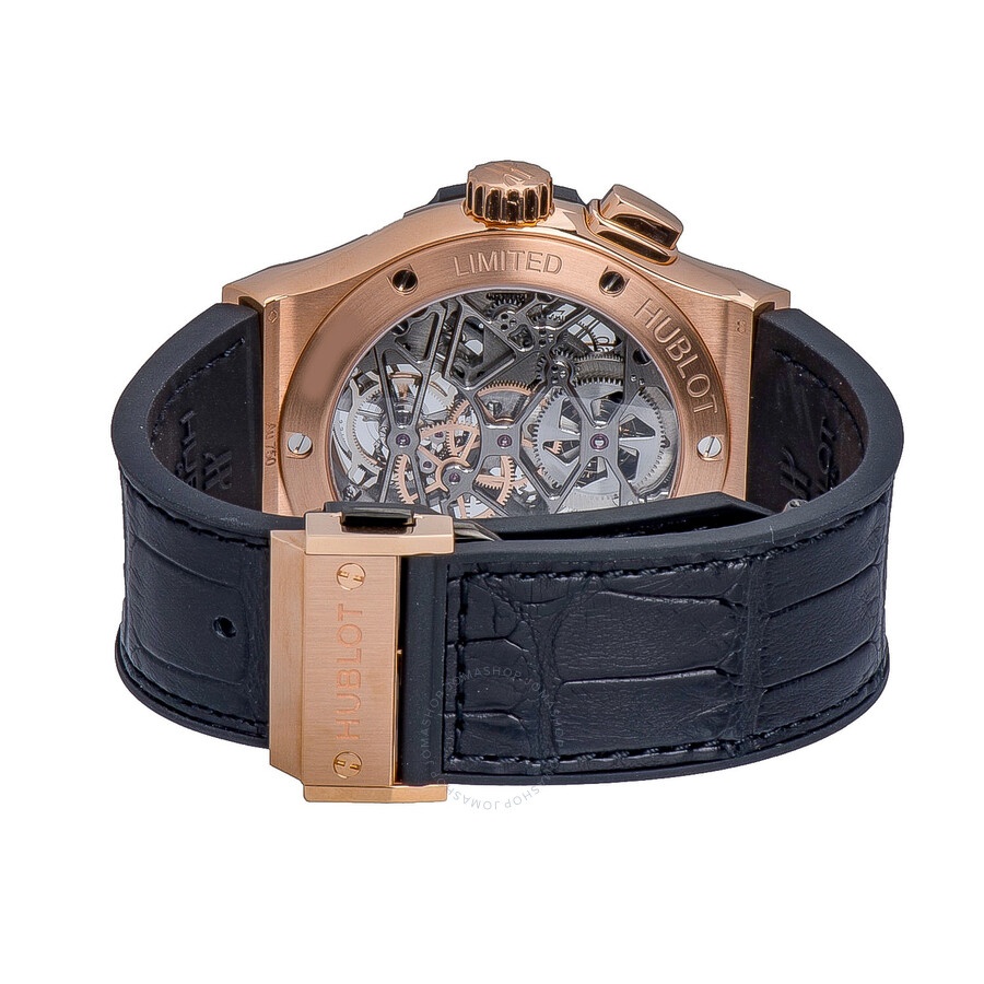 Hublot Tourbillon Skeleton King Gold 18 Carat King Gold Men's Watch 506.OX.0180.LR - 2