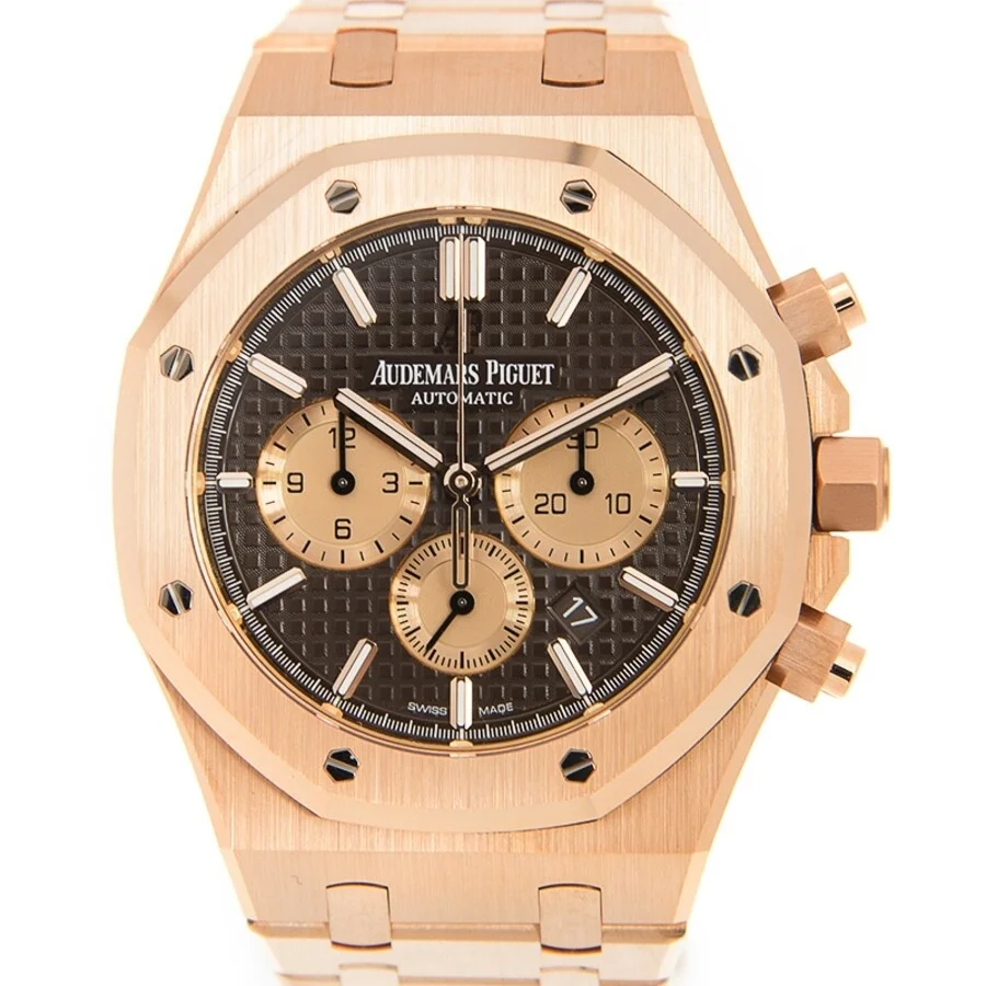 Audemars Piguet Royal Oak Chocolate Dial Men's 18K Rose Gold Watch 26331OR.OO.1220OR.02 - 1