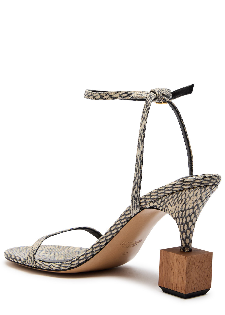 Jacquemus The Bisou 90 Geometric Sandals - 2