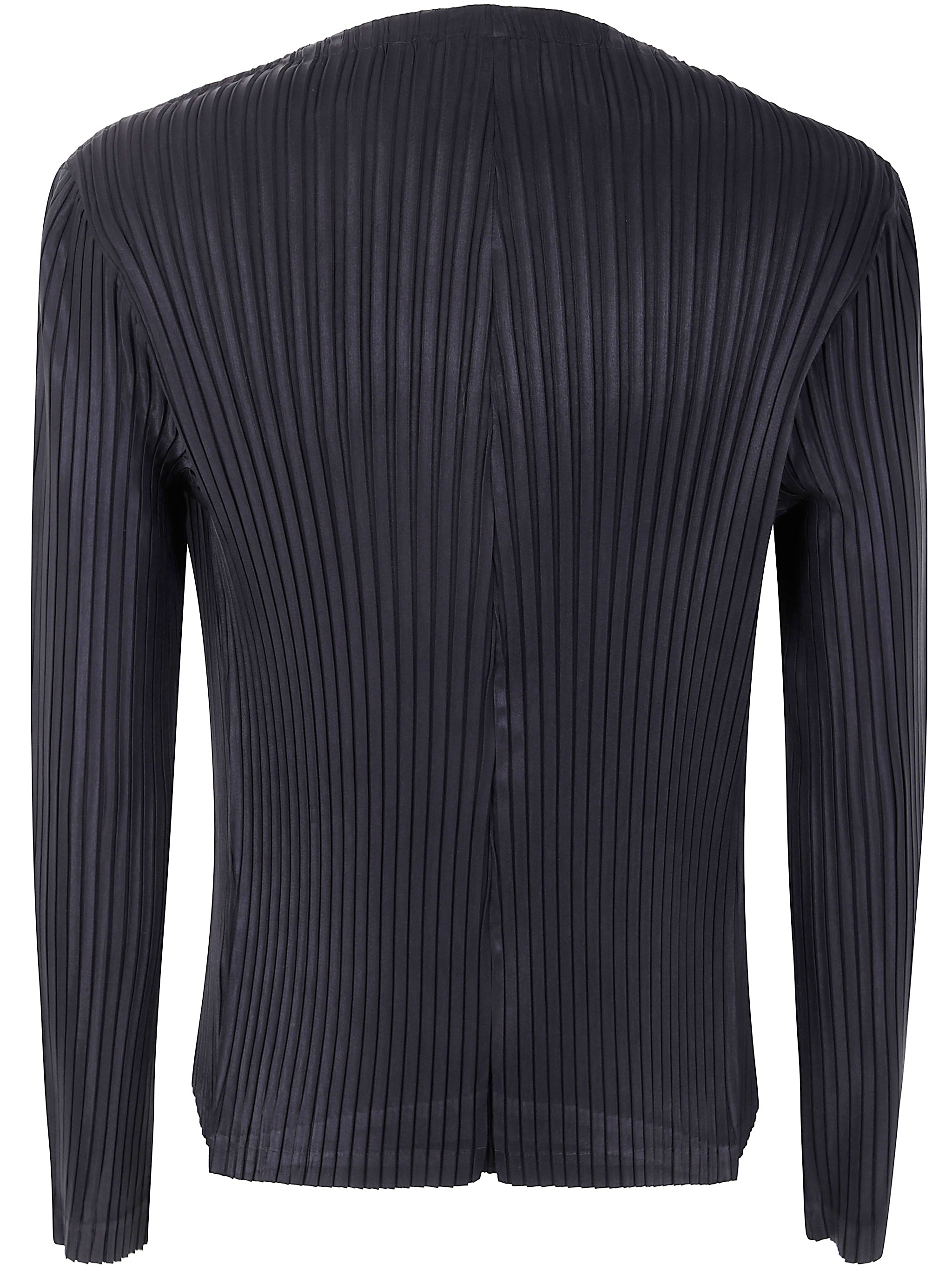 Issey Miyake Women Shadow Study Pleats Solid Cardigan - 1