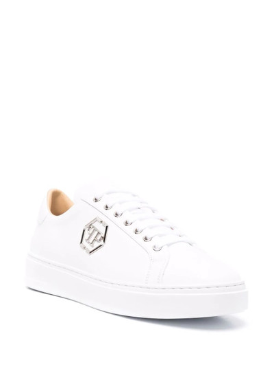 PHILIPP PLEIN logo low-top sneakers outlook