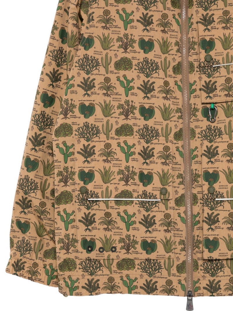 logo-patched graphic-print jacket 3