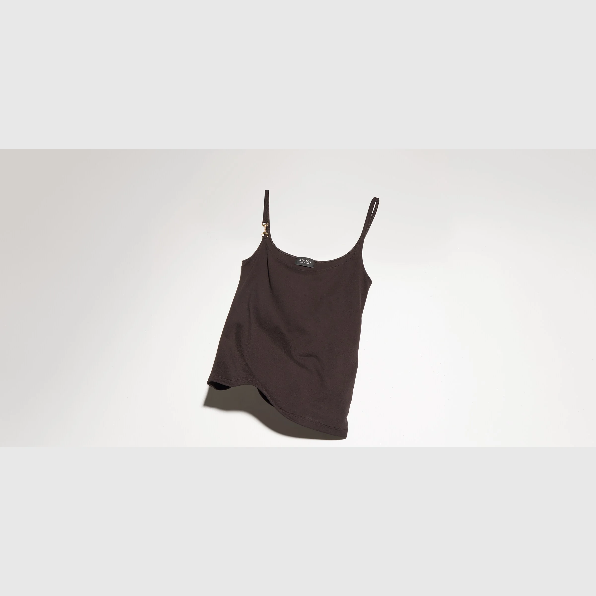 Viscose crêpe jersey top with Horsebit - 1