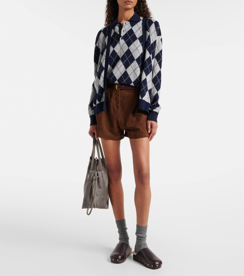 LISA YANG Riana argyle cashmere sweater vest outlook